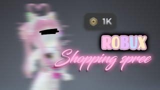 1K ROBUX Shopping Spree! | Roblox | Kairu Yunisu