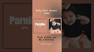 Baby Girl Names 2023 #shorts #ytshorts #youtubeshorts #shortvideo