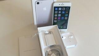 iPhone 7 Unboxing silver 128gb