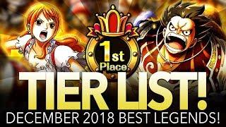 GLOBAL TIER LIST! Best Legends December 2018 (ONE PIECE Treasure Cruise)