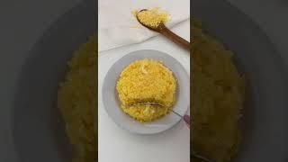 Cuscuz com queijo delicioso 
