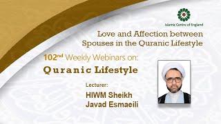 Weekly Webinar on Quranic Lifestyle