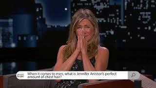 Jennifer Aniston on men's perfect amount of chest hair