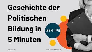 Geschichte der Politischen Bildung in 5 Minuten I #5minPB I Erklärvideo