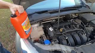 How to Refill Engine Coolant / Antifreeze in a Ford Focus (2012 - 2018)