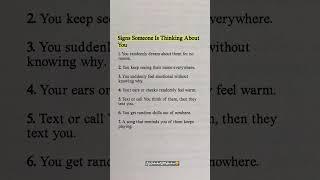  Signs Someone Is Thinking About You #shorts #lifeunlockedwitharchna #lawofattraction #love #life