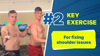 Shoulder Saver: 2nd Key Exercise to Fix Shoulder Pain (2 of 4 videos)