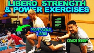 Professional Libero Learns The BEST Strength & Power Exercises