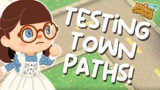 Testing 10 PERFECT PATHS for TOWN & CITY Islands! // Animal Crossing New Horizons