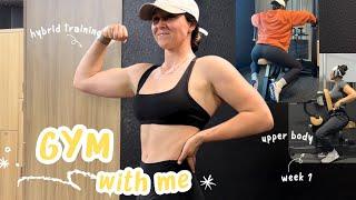 Workout with me! (Two Upper Body Sessions - Hybrid Training Ep.3)