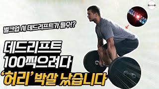 근육량 늘리려면 데드리프트 하지마세요! 벌크업 하려다가 허리 박살납니다