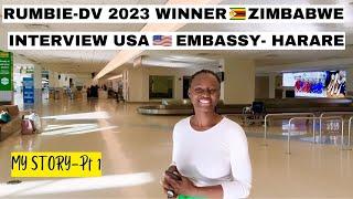 ZIMBABWE TO NEW YORK USA | RUMBIE'S STORY I EMBASSY INTERVIEW HARARE