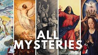  ALL Mysteries - Joyful, Luminous, Sorrowful, Glorious | Rosary with Scripture