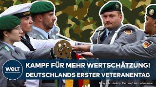 BUNDESWEHR: Großer Schritt zu mehr Wertschätzung für Soldaten! Deutschlands erster Veteranentag!