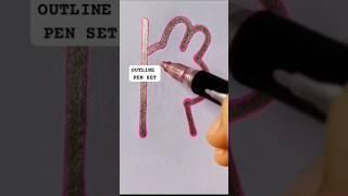 outline pen#crafter #outline #viral #art #trending