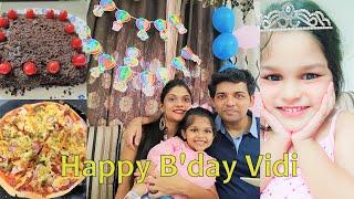 Vlog# 16 Birthday vlog | Home made Pizza| Cake