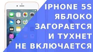 Не включается айфон 5s / Айфон загорается яблоко и тухнет / iPhone не включается что делать