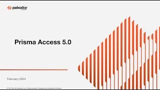 Prisma Access 5.0