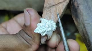 Silver ring making process ! How to make a ring jewelry