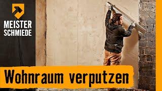 Wohnraum verputzen | HORNBACH Meisterschmiede