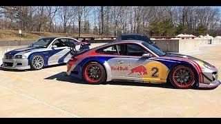 M3 GTR + Red Bull GT2 Porsche