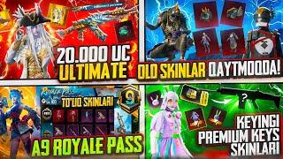  A9 ROYALE PASS TO'LIQ - PREMIUM KEYS -  INFERNO va OLD SKINLAR QAYTMOQDA! 19.000 UCga OPENKEYS 