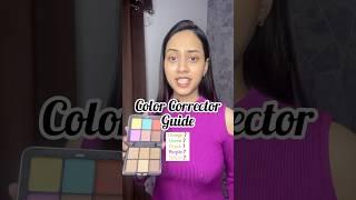 Color Corrector Guide #colorcorrection #makeup #makeuptips #makeuptutorial #makeupartist #explore