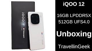 iQOO 12 16GB 512GB Retail Unit Unboxing