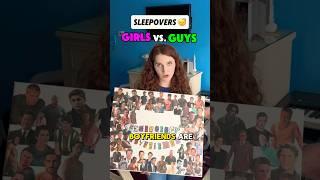 Sleepovers: Girls vs. Boys