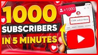 HOW TO GET SUBSCRIBERS ON YOUTUBE FAST 2025 | NEW WAY TO GROW YOUTUBE CHANNEL