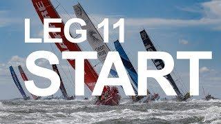 Leg 11 Start – Gothenburg to The Hague – Full Replay | Volvo Ocean Race