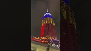 Twin Towers Light show#malaysia