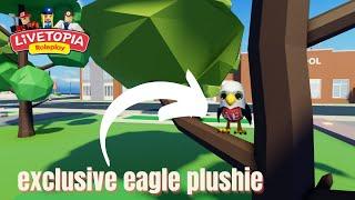 HOW TO COLLECT THE *EAGLE* PLUSHIE IN LIVETOPIA (NEW MAP) //Livetopia Roleplay (Roblox)