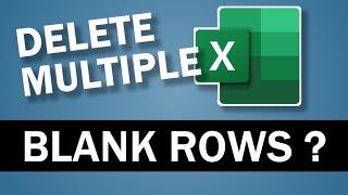 How to Delete Multiple Blank Rows in Excel in Under 1 Minute