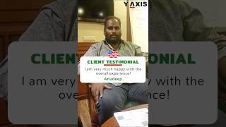 Anudeep's Experience: Applying for a US Emergency Visa with Y-Axis #USEmergencyVisa