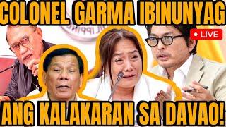 COLONEL GARMA IBINUNYAG ANG LAHAT NG  NALALAMAN SA EJK SA DAVAO, KARELASYON BISTADO!