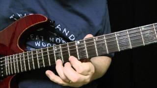 Ascending A Harmonic Minor - Guitar Lesson