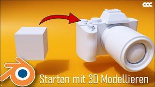 Vom Würfel zur Kamera - Starten mit 3D Modellieren in Blender 2.8 (Tutorial Deutsch)