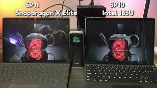 Surface Pro 11 and 10 - Side by Side - Battery, Screen & Performance Comparisons.