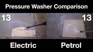 Electric vs. Petrol - Pressure Washer Comparison