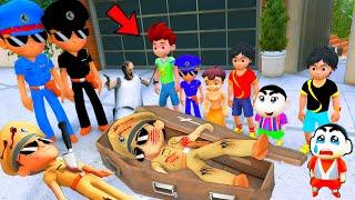  GTA 5 : Little Singham Died Emotional Video With Kicko Shinchan Shiva |  But Who Killed? Little