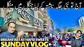 Sunday Breakfast At Hafiz Sweets Halwa Puri Vlog 