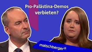 Flugblatt-Affäre, Antisemitismus, Migration: Ricarda Lang und Hubert Aiwanger | maischberger