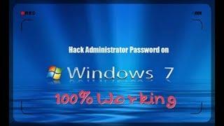 Reset Windows 7 Password | Administrator password Reset