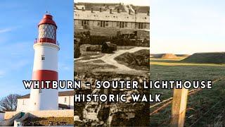 WW1 COASTAL DEFENCES + VANISHING VILLAGE OF MARSDEN! Whitburn to Souter Lighthouse historic walk