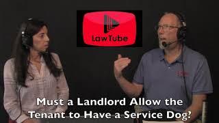 Must a landlord allow a tenant to have a service animal?