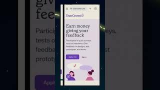 Usercrowd paid Testing and Surveys earning website.