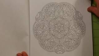 The Balance by angie grace adult coloring book review flip through