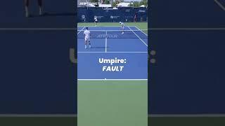 Worst/Funniest Tennis Serve Ever?  #Shorts