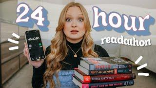 24 HOUR READATHON \\ how many books can I read in 24 hours?!  mystery thriller edition